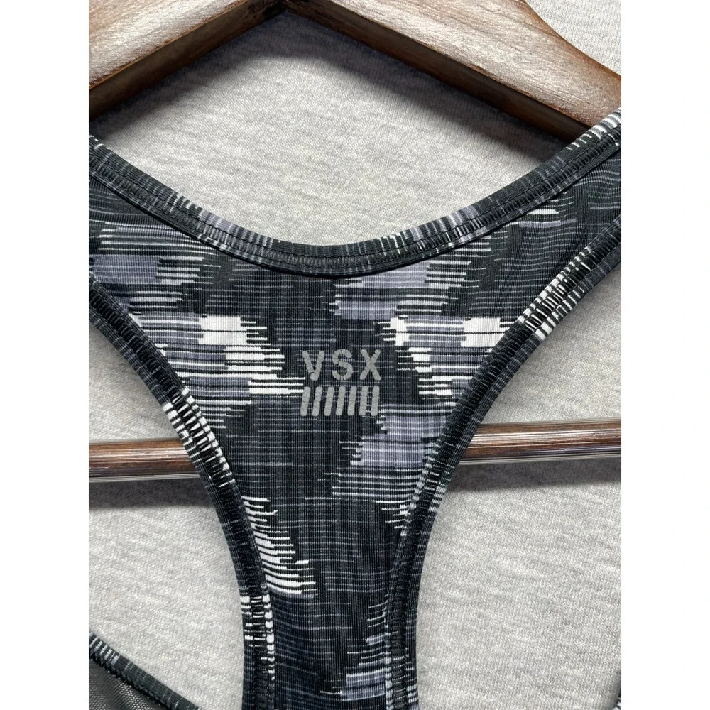 Victoria's Secret VSX Sports Bra Womens XS Multicolor Abstract Print Racerback